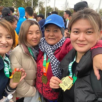 KRSU teacher won the marathon «Healthy nation – prosperous country»